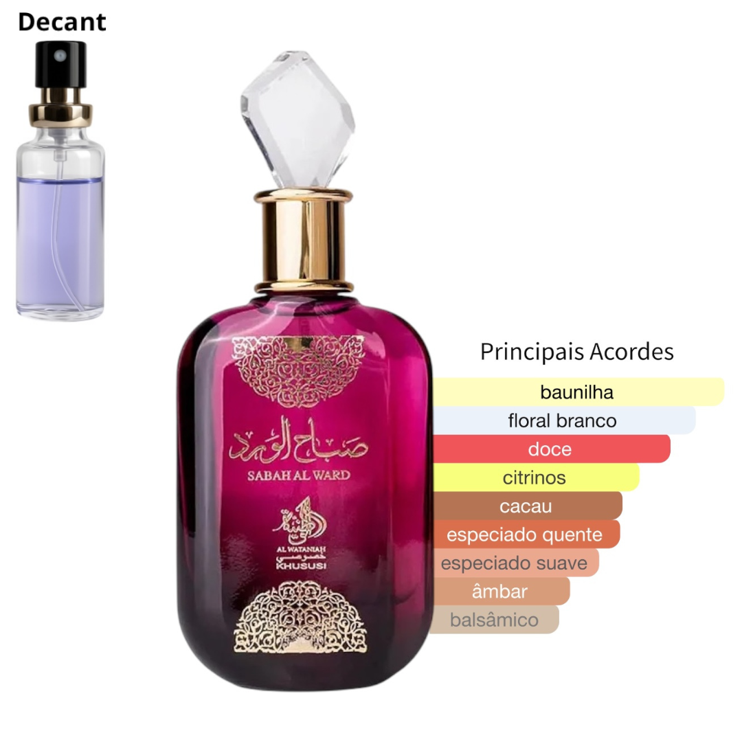 Decant - Sabah Al Ward Al Wataniah Feminino Eau de Parfum - Imagem 1