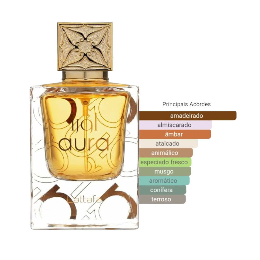 Perfume Ijal Aura Lattafa Feminino Eau de Parfum - Imagem 1