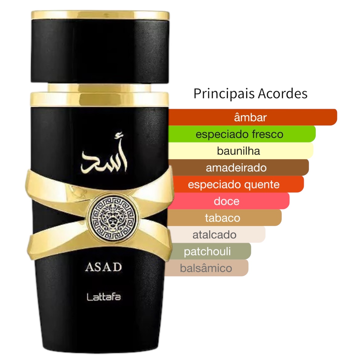 Perfume Lattafa Asad Masculino Eau de Parfum - Imagem 1