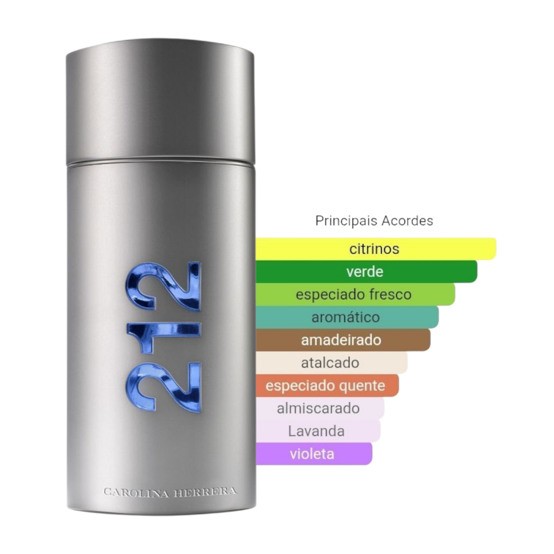 Perfume 212 Men Carolina Herrera Masculino Eau de Toilette - Imagem 1