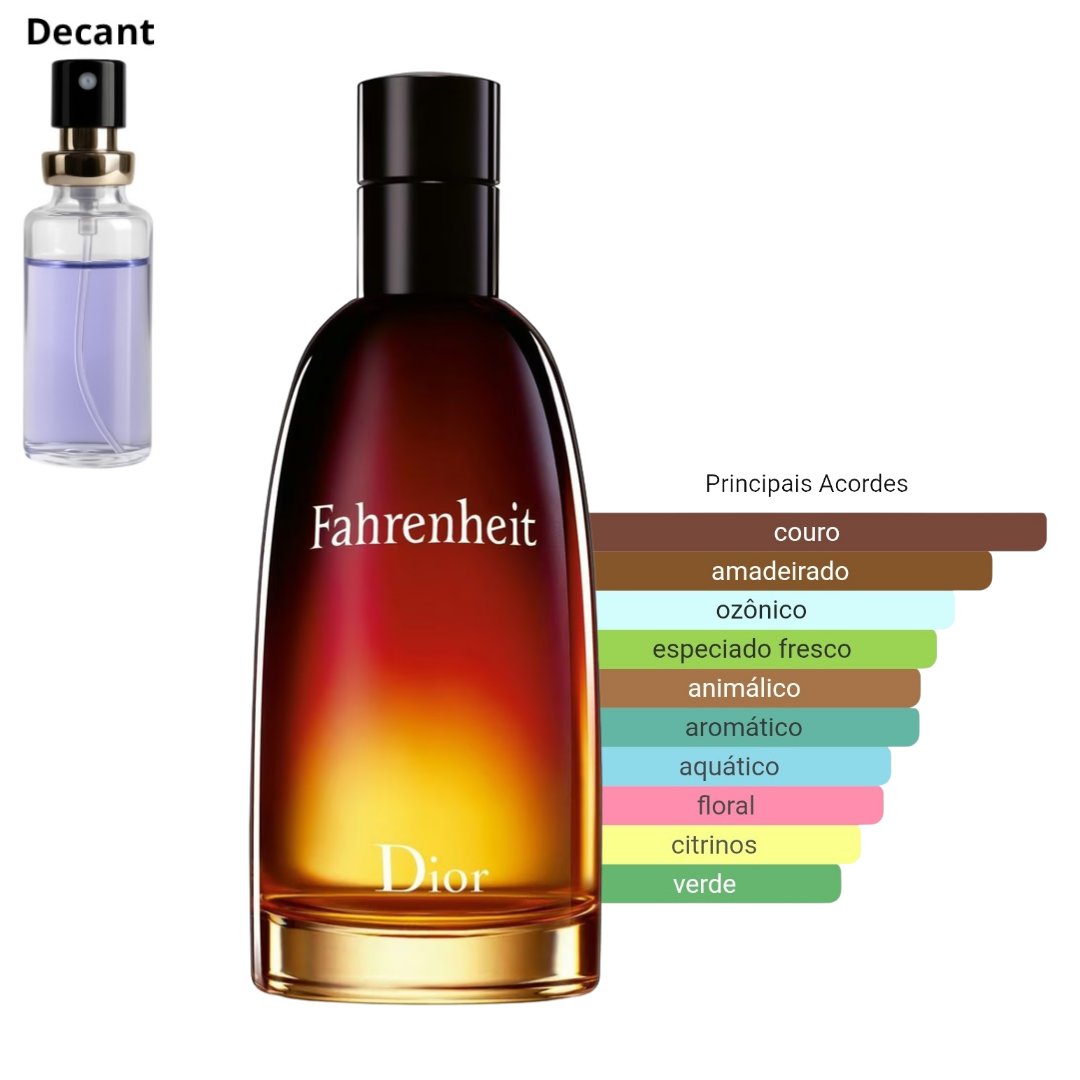 Decant - Fahrenheit Dior Masculino Eau de Toilette Eau de Parfum - Imagem 1