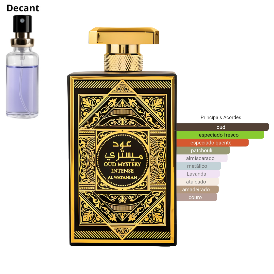 Decant - Al Wataniah Oud Mystery Intense Masculino Eau de Parfum - Imagem 1
