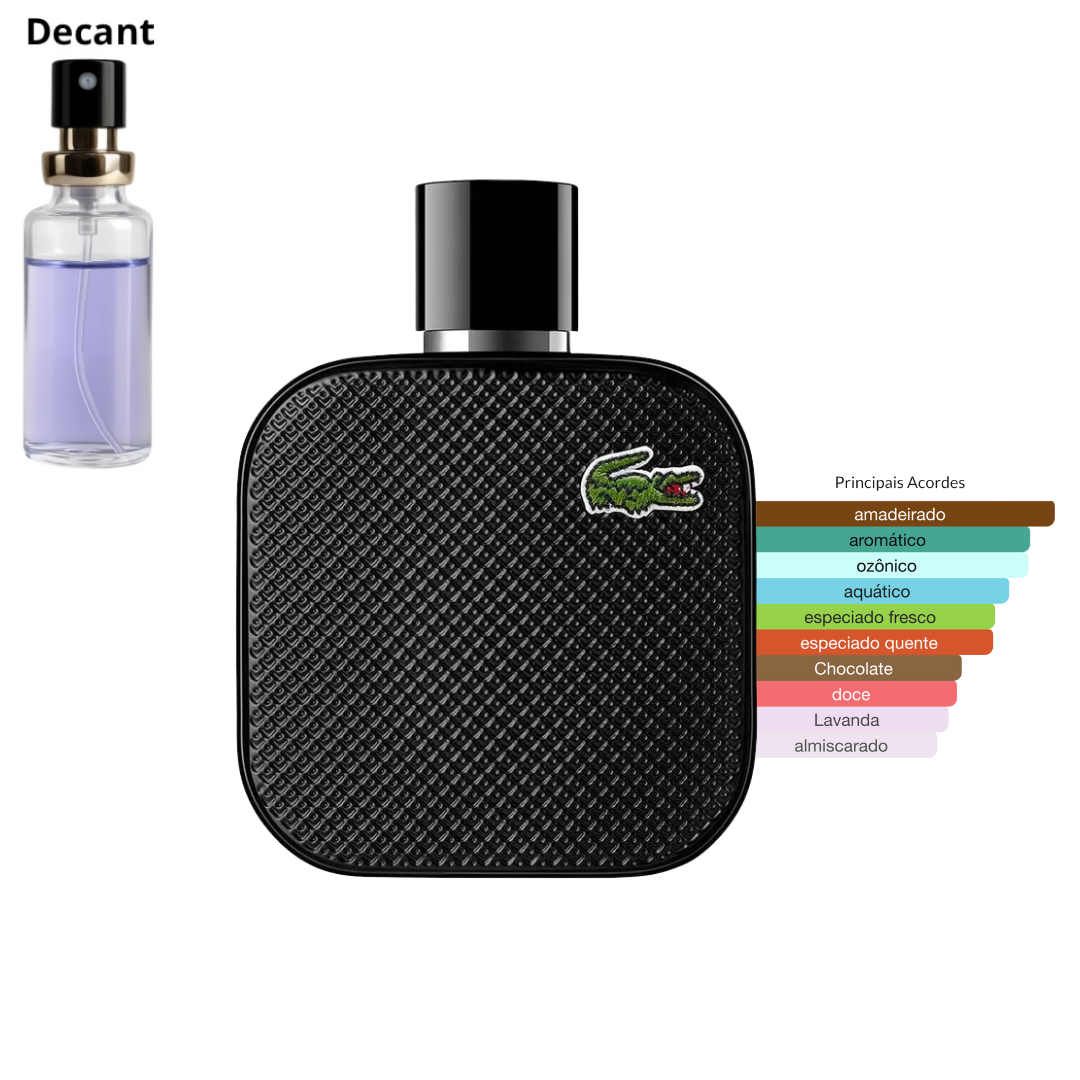 Decant - Lacoste L.12.12 Noir Masculino Eau de Toilette - Imagem 1