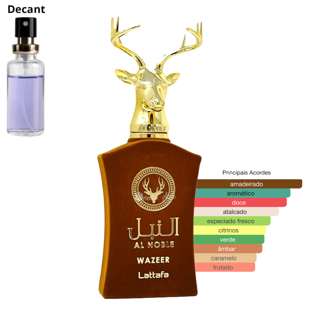 Decant - Lattafa Al Noble Wazeer Masculino Eau de Parfum - Imagem 1