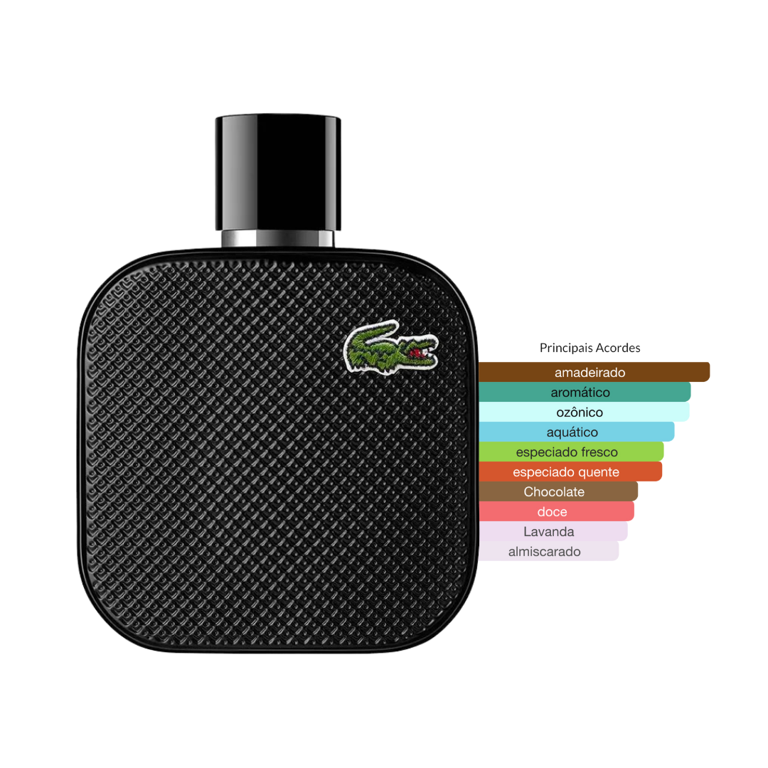Perfume Lacoste L.12.12 Noir Masculino Eau de Toilette - Imagem 1