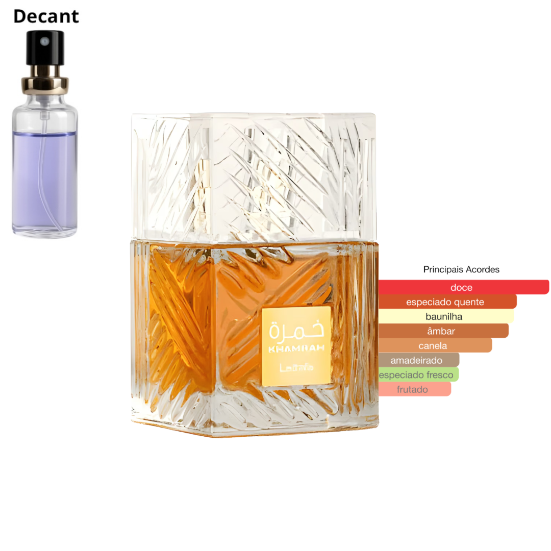 Decant - Lattafa Khamrah Masculino Eau de Parfum - Imagem 1