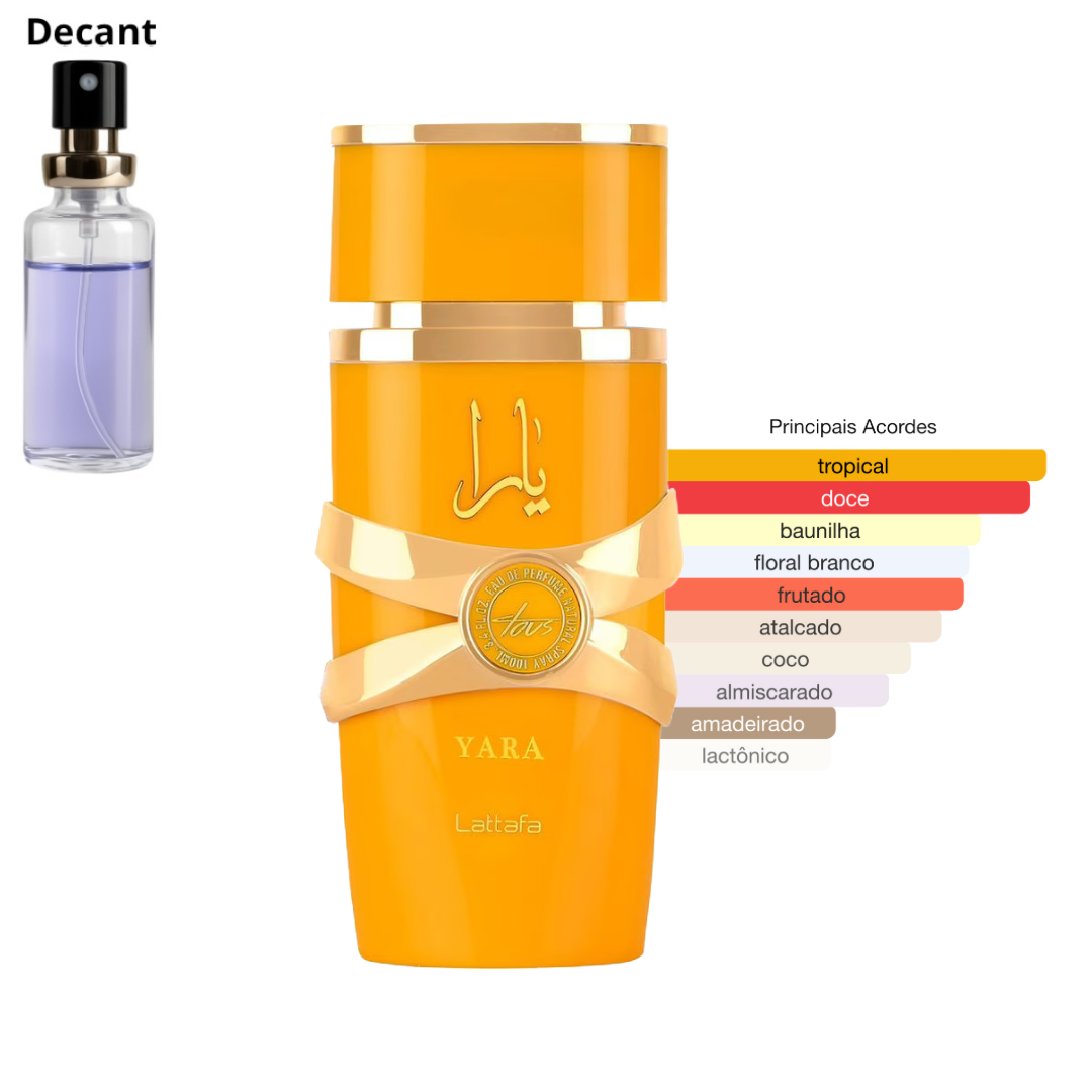 Decant - Yara Tous Lattafa Feminino Eau de Parfum - Imagem 1