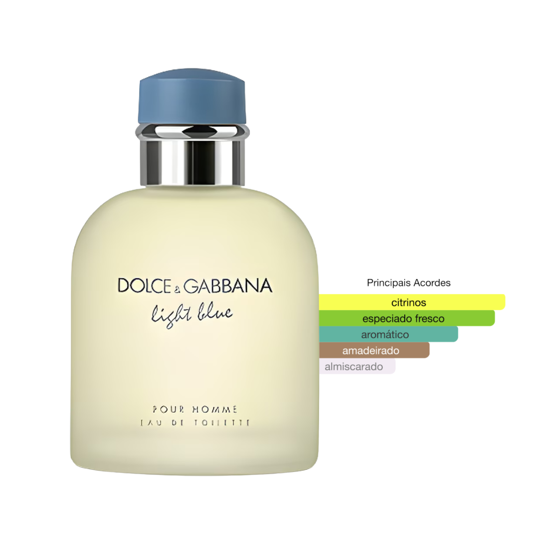 Perfume Dolce&Gabbana Light Blue Masculino Eau de Toilette - Imagem 1