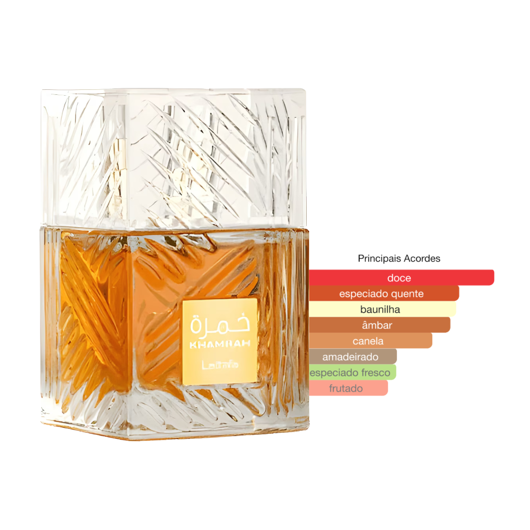 Perfume Lattafa Khamrah Masculino Eau de Parfum - Imagem 1