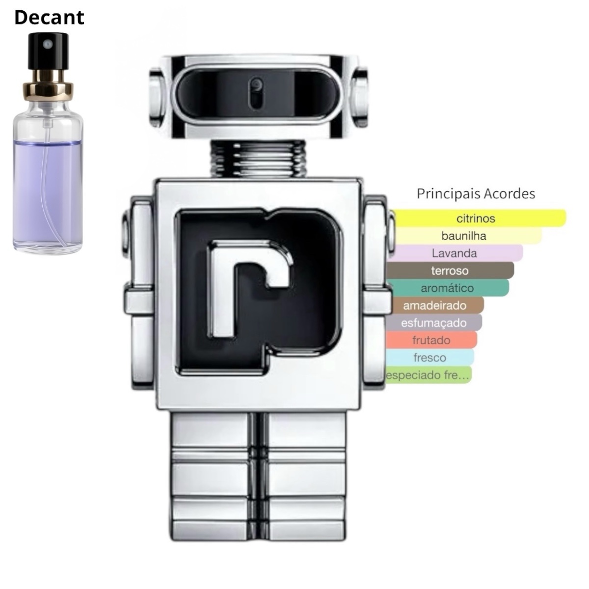 Decant - Paco Rabanne Phantom Eau de Toilette Masculino - Imagem 1