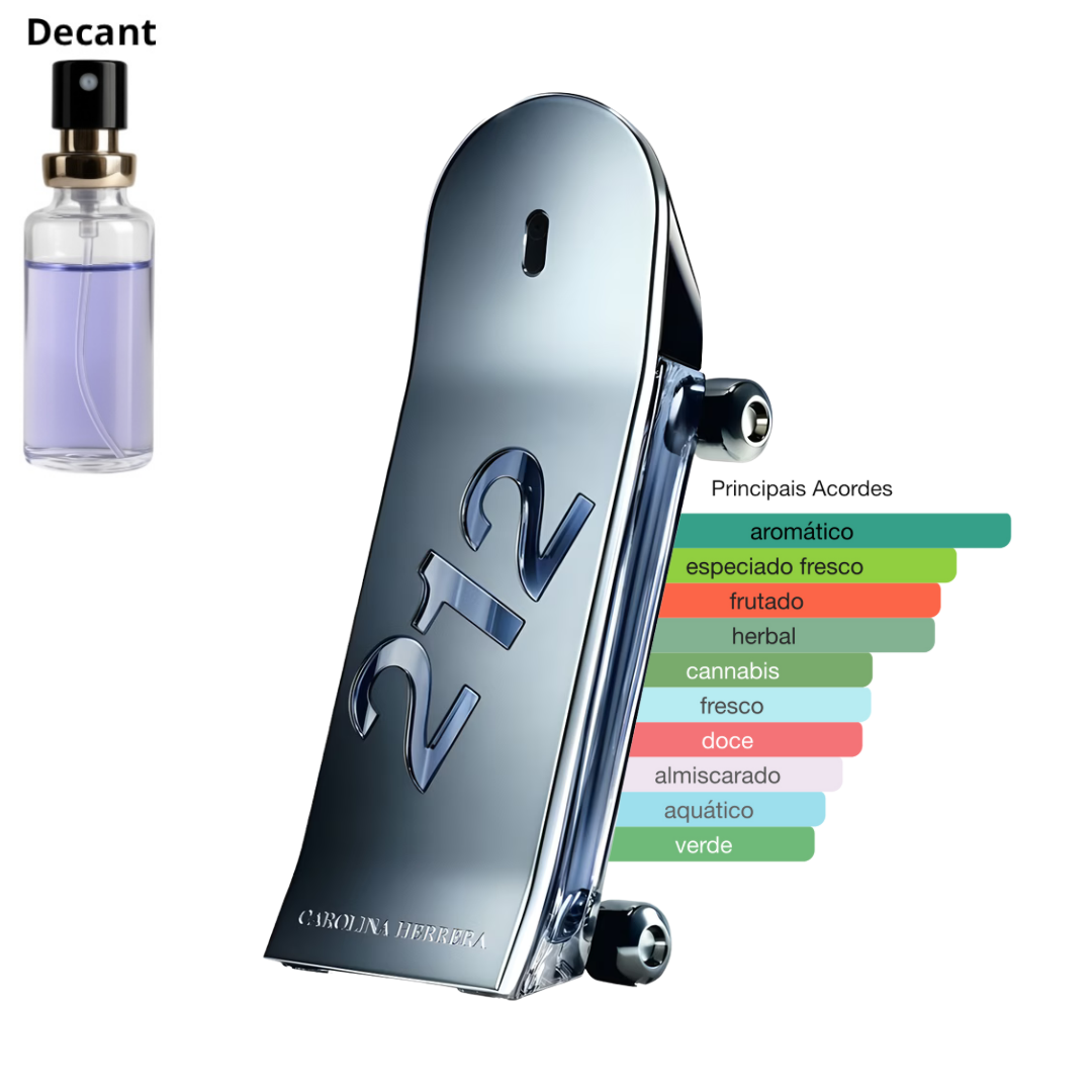 Decant - 212 Heroes Carolina Herrera Mascullino Eau de Toilette - Imagem 1