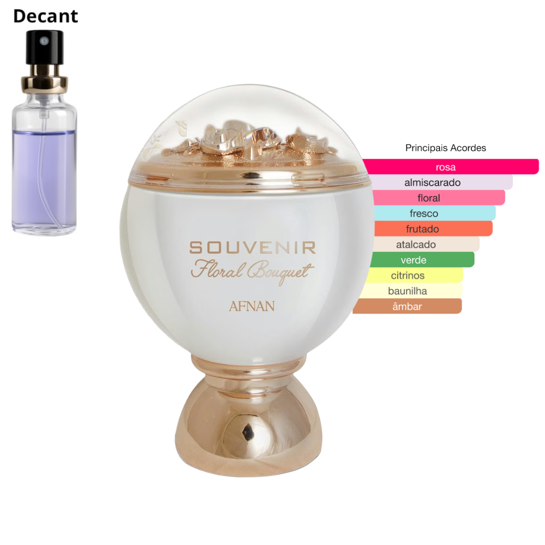 Decant - Souvenir Floral Bouquet Afnan Feminino Eau de Parfum - Imagem 1