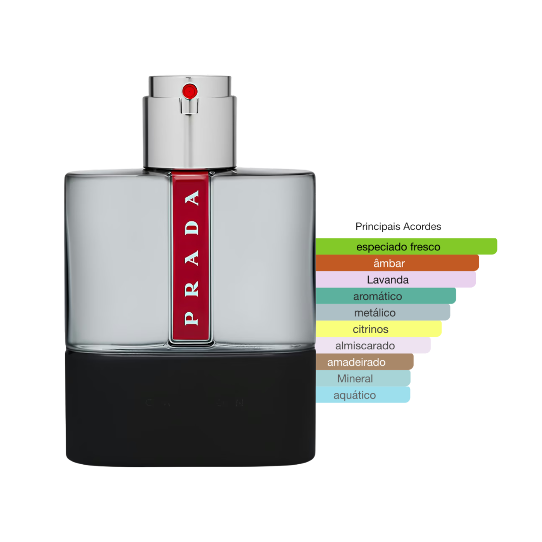 Perfume Prada Luna Rossa Carbon Masculino Eau de Toilette - Imagem 1
