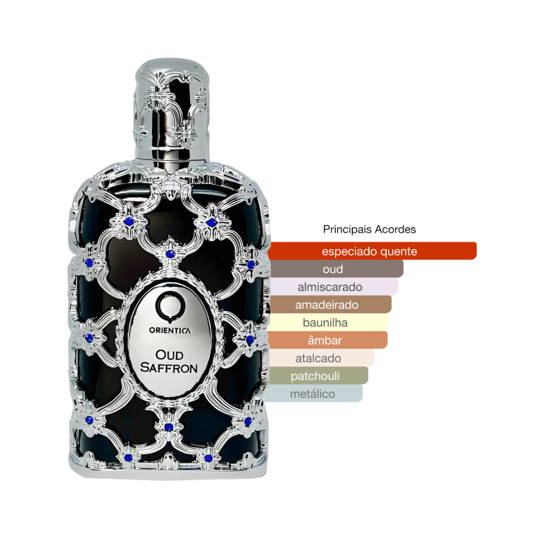 Perfume Oud Saffron Orientica Unissex Eau de Parfum - Imagem 1