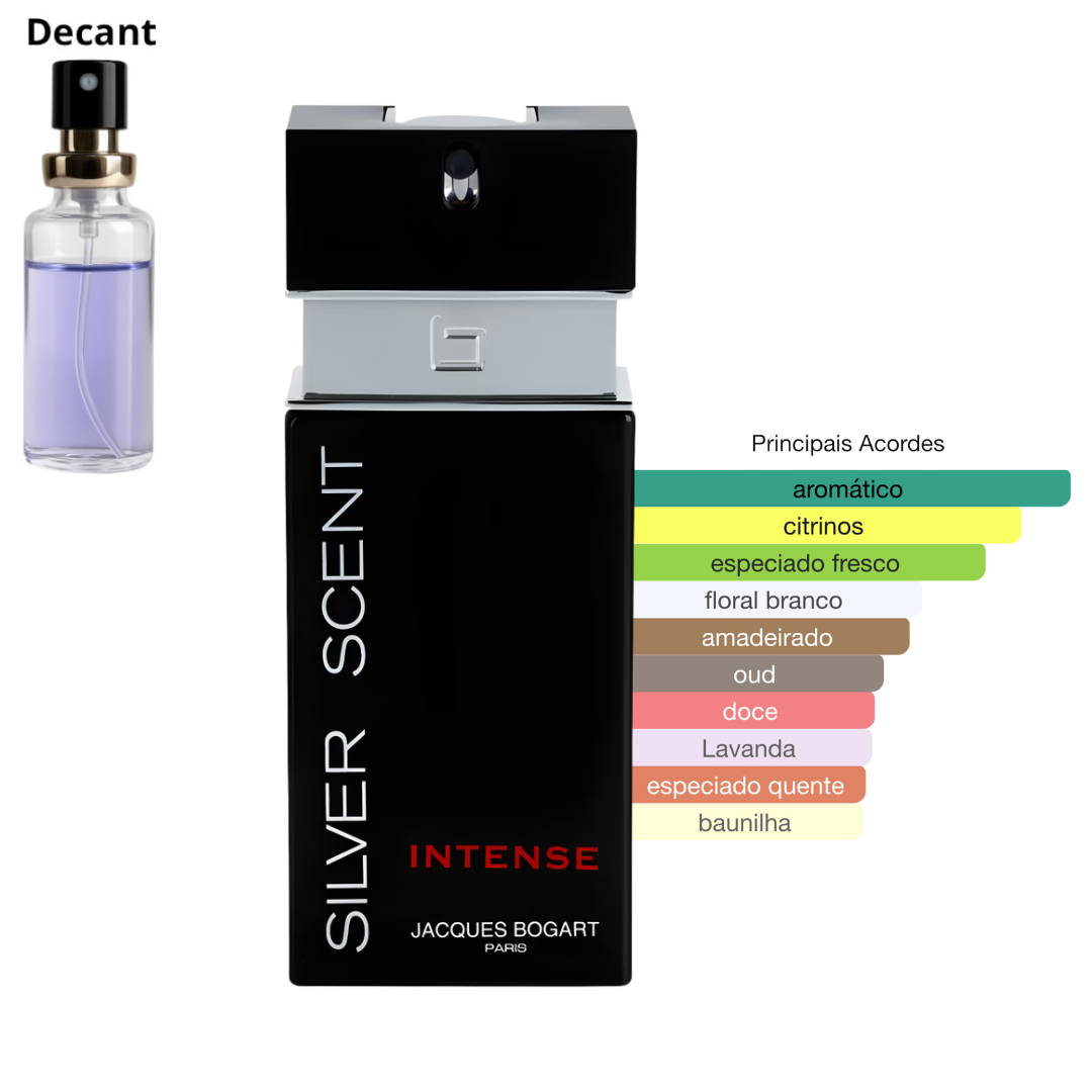 Decant - Silver Scent Intense Jacques Bogart Masculino Eau de Parfum - Imagem 1
