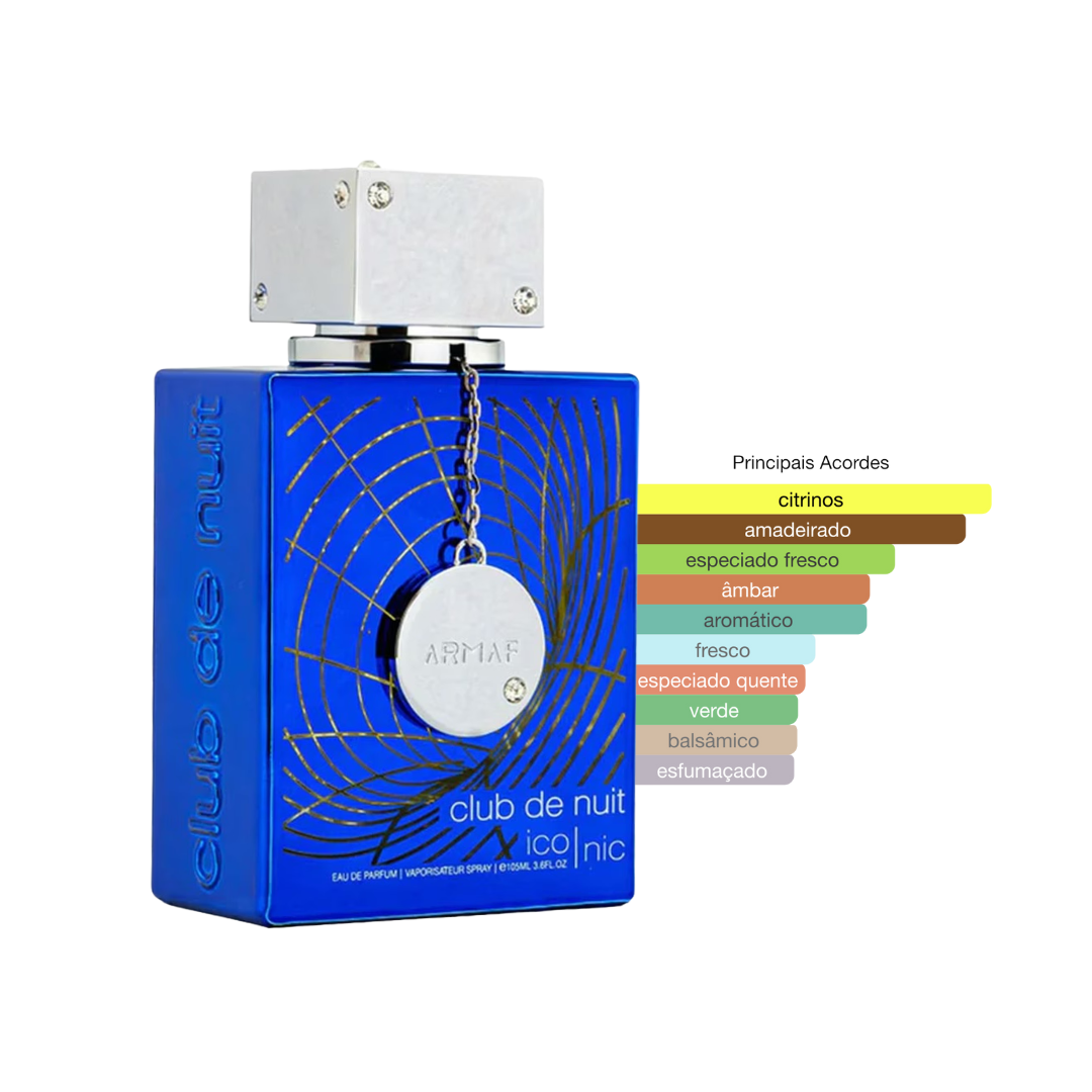 Perfume Club de Nuit Iconic Armaf Masculino Eau de Parfum - Imagem 1