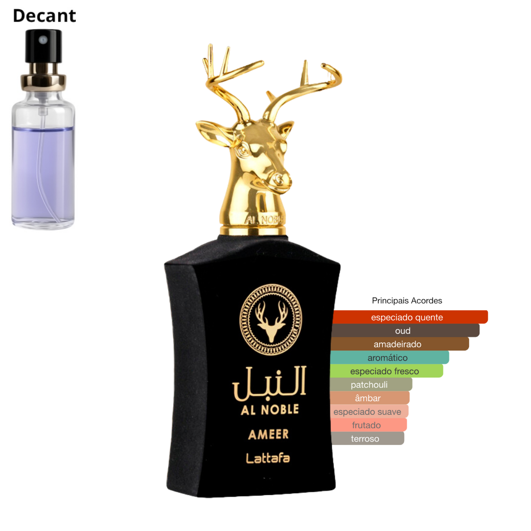 Decant - Lattafa Al Noble Ameer Masculino Eau de Parfum - Imagem 1