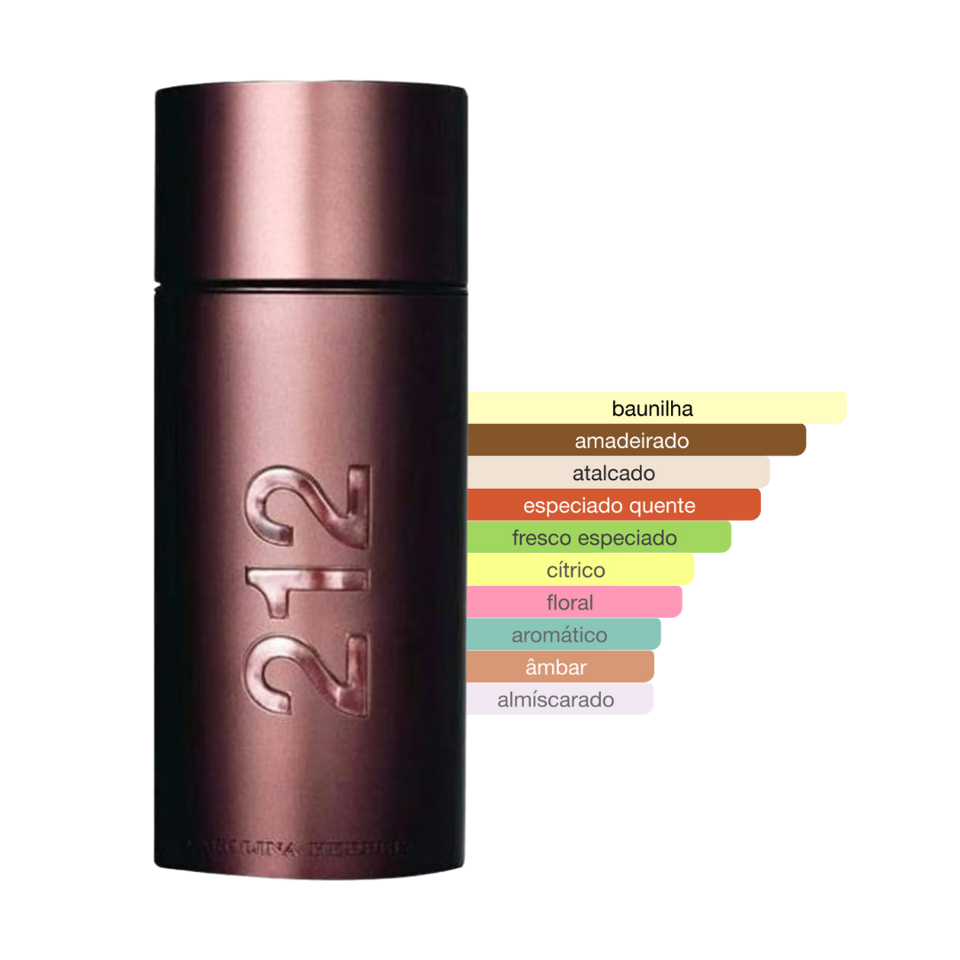 Perfume 212 Sexy Carolina Herrera Masculino Eau de Toilette - Imagem 1