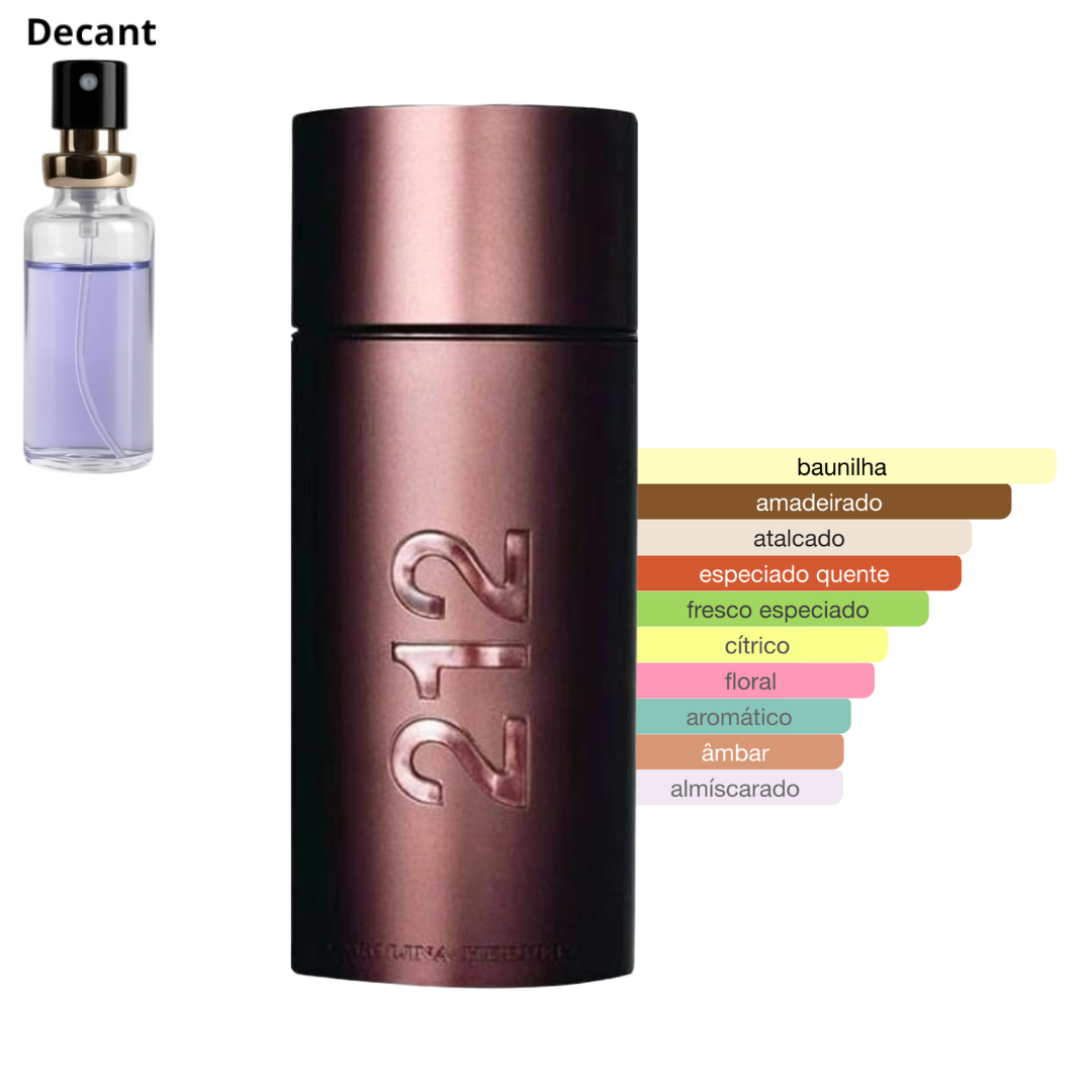 Decant - 212 Sexy Carolina Herrera Masculino Eau de Toilette - Imagem 1